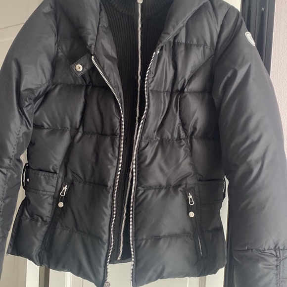 Eddie Bauer black goose down puffer jacket. - Picture 8 of 14